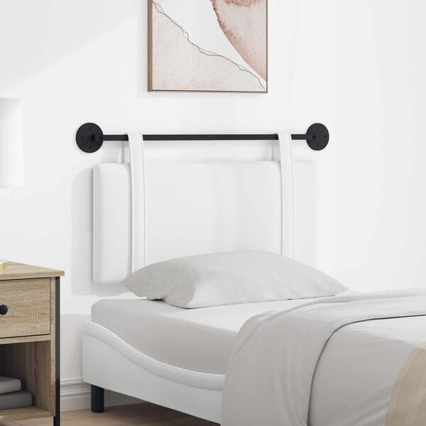 vidaXL Rippuv Peatoe Seinale kinnitatav Valge 90 x 55 x 5 cm kangas