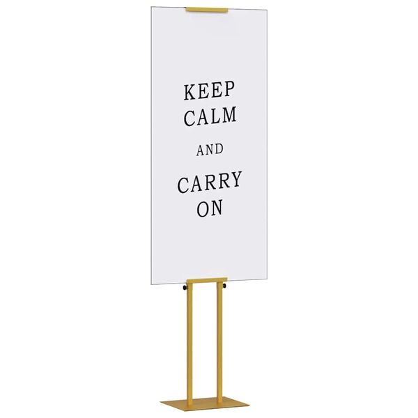 vidaXL Messin&auml;itus Displays 2 pcs Kuldne 30 x 23,5 x 210 cm Teras