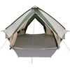 vidaXL Teepee telk katusega Roheline ja Valge 490 x 410 x 210 cm