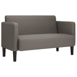 vidaXL Loveseat diivan helehall 109 cm velvetist kangas