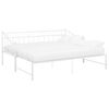 vidaXL lahtikäiv diivanvoodiraam valge metall 90 x 200 cm