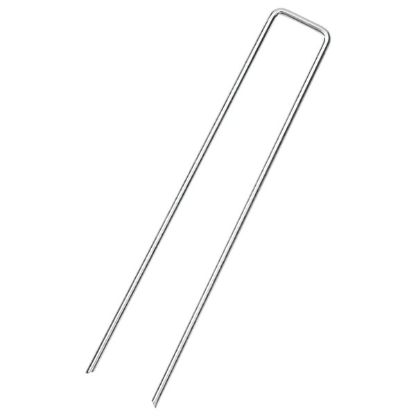 vidaXL U-kujulised maavaiad 25 tk, 20x3,5 cm, tsingitud teras