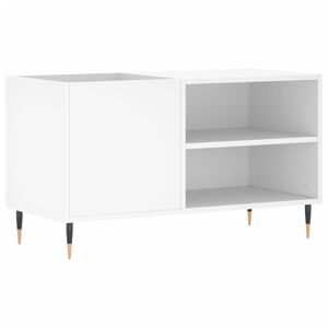 vidaXL plaadikapp, valge, 85 x 38 x 48 cm, tehispuit