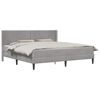 vidaXL Voodiraam madratsiga peaga Helehall 180 x 200 cm Samet