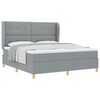 vidaXL Karbi vedrumadrats peaga Helehall 200 x 180 cm kangas