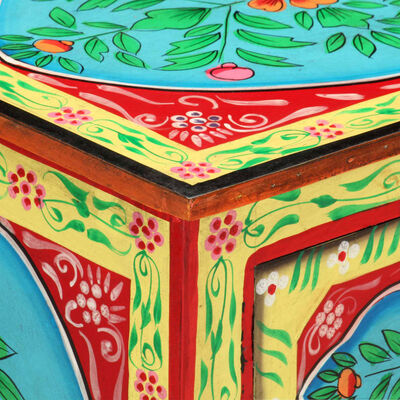 vidaXL käsitsi värvitud öökapp 40 x 30 x 50 cm mangopuit