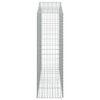 vidaXL kaarekujulised gabioonkorvid 8 tk, 200x50x160/180 cm, raud