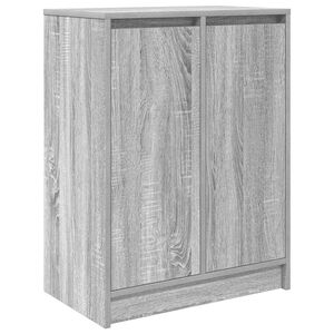 vidaXL kingakapp, hall Sonoma tamm, 57x34x76 cm, tehispuit