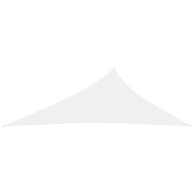 vidaXLi oxford-kangast päikesepuri kolmnurkne 3x4x5 m valge