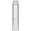 vidaXL kaarekujulised gabioonkorvid 3 tk, 300x50x200/220 cm, raud