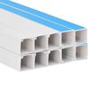 vidaXL kaablikanal iseliimuv 25x25 mm 10 m PVC