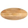 vidaXL ovaalne lauaplaat, 90x40x2,5 cm, mangopuit