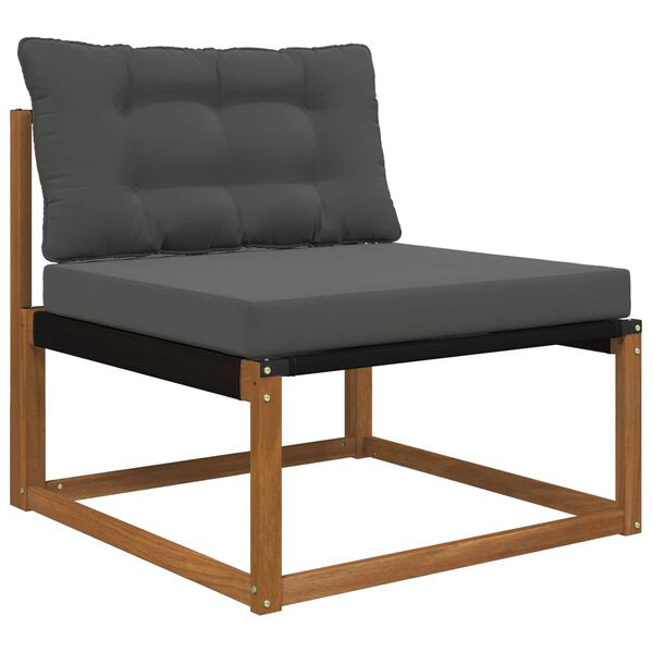 vidaXL V&auml;lim&ouml;&ouml;blitugi patja 2 pcs Antratsiit Pol&uuml;ester