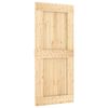 vidaXL Libisev uks NARVIK Naturaalne ja must 90 x 210 cm (213,5 cm)