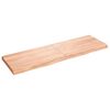 vidaXL vannitoa tasapind, helepruun, 160 x 50 x (2-6) cm, t&auml;ispuit