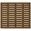 vidaXL seinale kinnitatav voodipeats, meepruun, 126x3x91,5 cm