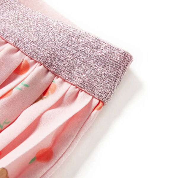 Laste plisseeritud seelik, heleoranž, 128