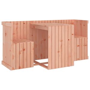 vidaXL 2-kohaline r&otilde;dukomplekt, ebatsuuga puit