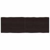 vidaXL lauaplaat, tumepruun, 180 x 60 x (2-4) cm, t&ouml;&ouml;deldud t&auml;ispuit