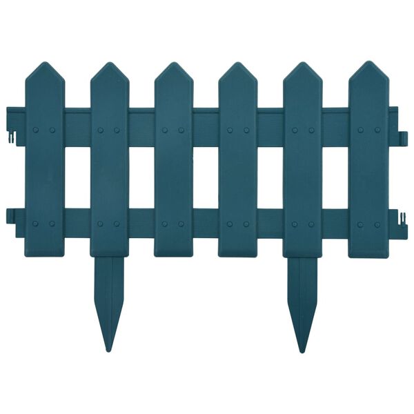 vidaXL murupiirded 25 tk rohelised 10 m PP