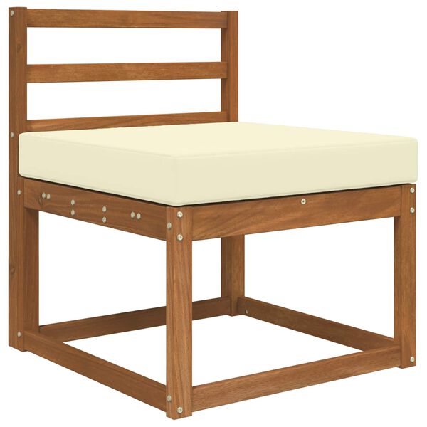 vidaXL V&auml;lim&ouml;&ouml;blitugi patja cream 60 x 60 x 8 cm Pol&uuml;ester