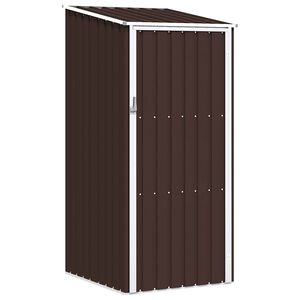 vidaXL aiakuur, pruun, 87 x 98 x 159 cm, tsingitud teras