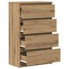 vidaXL puhvetkapp Artisan Oak 60x35x98,5 cm Engineered Wood