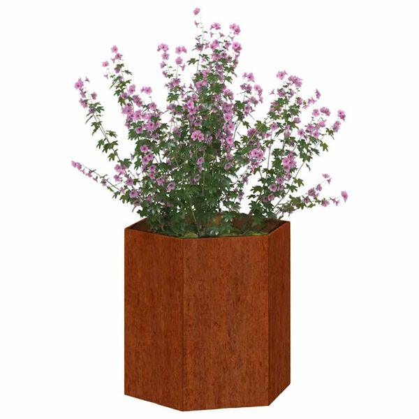 vidaXL taimekast, rooste, 40x40x45 cm, Corten teras