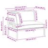 vidaXL Diivanikomplekt Antratsiit 131,5 x 92 x 69 cm Tugev akatsiapuu