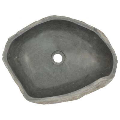 vidaXL kivist valamu, ovaalne 40-45 cm