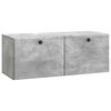 vidaXL Rippuv TV kapp 78,5 x 31 x 30 cm Betoonhall Tehispuit