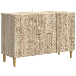 vidaXL K&otilde;ide Sonoma tamm 89 x 34,5 x 60 cm Tehispuit