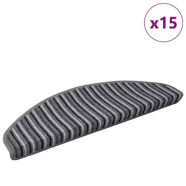 vidaXL Iseliimuvad treppimatid 15 pcs Hall 65 x 21 x 4 cm