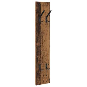 vidaXL Seinale kinnitatav riidepuu Vana puit 20 x 1,5 x 100 cm