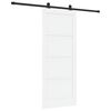 vidaXL Libisev uks ORKDAL Valge 83 x 202 cm Toekas m&auml;nnipuit