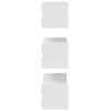 vidaXL seinariiulid 3 tk, valge, 58 x 18 x 18 cm, tehispuit