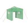 vidaXL Kasvuhoone koos pop-up raami Roheline 290 x 290 x 315 cm Raud