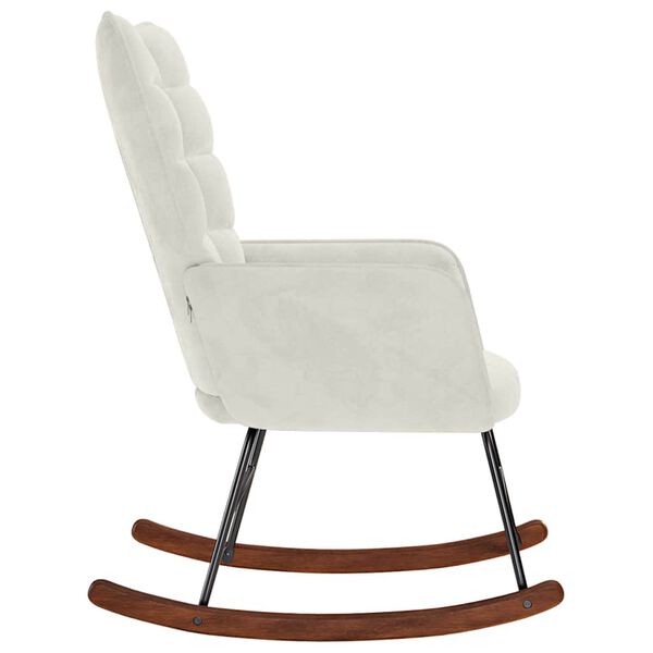 vidaXL kiiktool, kreemjas, samet