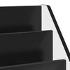 vidaXL Laste Raamatuhind Must 72,5 x 29,5 x 69 cm Tehispuit