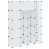 vidaXL modulaarne kapp 14 sektsiooni, valge 37 x 146 x 180,5 cm
