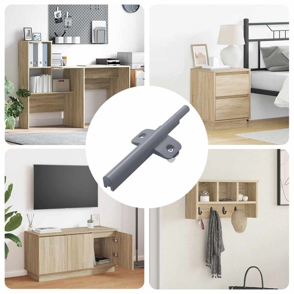 vidaXL Pehme sulgemise dampner 1161 pcs Hall 125 x 47 x 15 mm PP