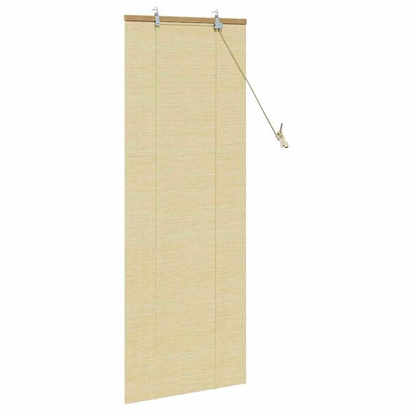 vidaXL Rulookardin kardinatega Loodus 60 x 160 cm Bambus