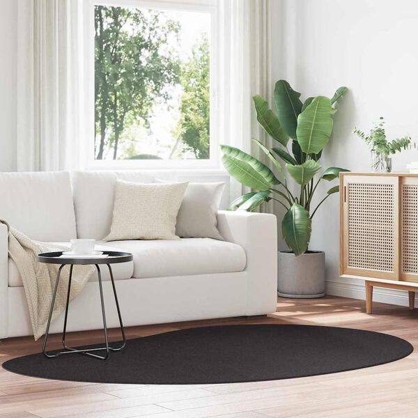 vidaXL Alavaibad HUARTE Must 140 x 200 cm Pol&uuml;ester