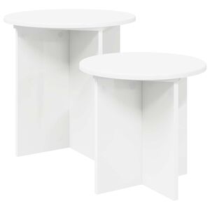 vidaXL Abilaudade komplekt ladustamisega 2 pcs T&ouml;&ouml;deldud puit