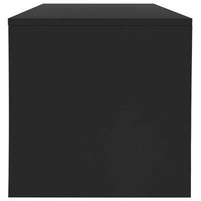 vidaXL kohvilaud, must, 100 x 40 x 40 cm puitlaastplaat