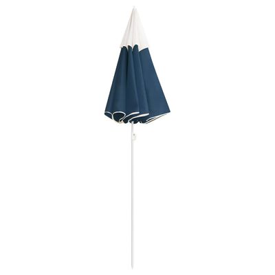 vidaXL päikesevari teraspostiga, sinine, 180 cm