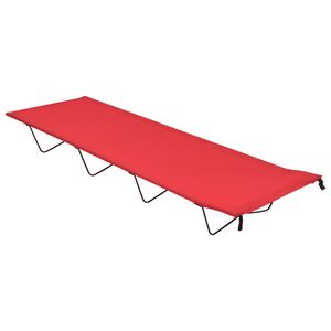 vidaXL matkavoodi 180x60x19 cm, oxford-kangas ja teras, punane