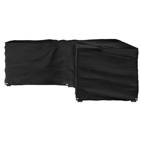 vidaXL L-kujuline aiam&ouml;&ouml;bli kate, 18 aasaga, 220x285x80 cm