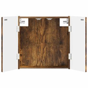 vidaXL Dartboardi kapp ALKMAAR Suitsutatud tamm 52,5 x 10,5 x 53,5 cm