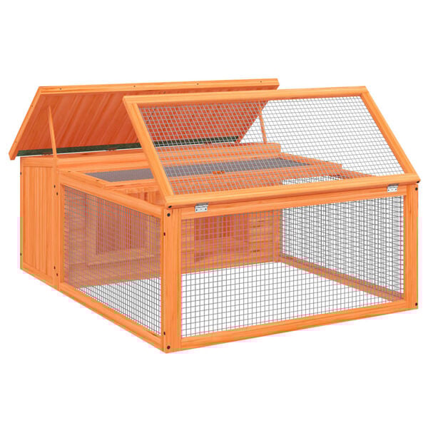 vidaXL k&uuml;&uuml;likupuur, pruun, 117,5 x 97 x 47,5 cm, m&auml;nnipuit